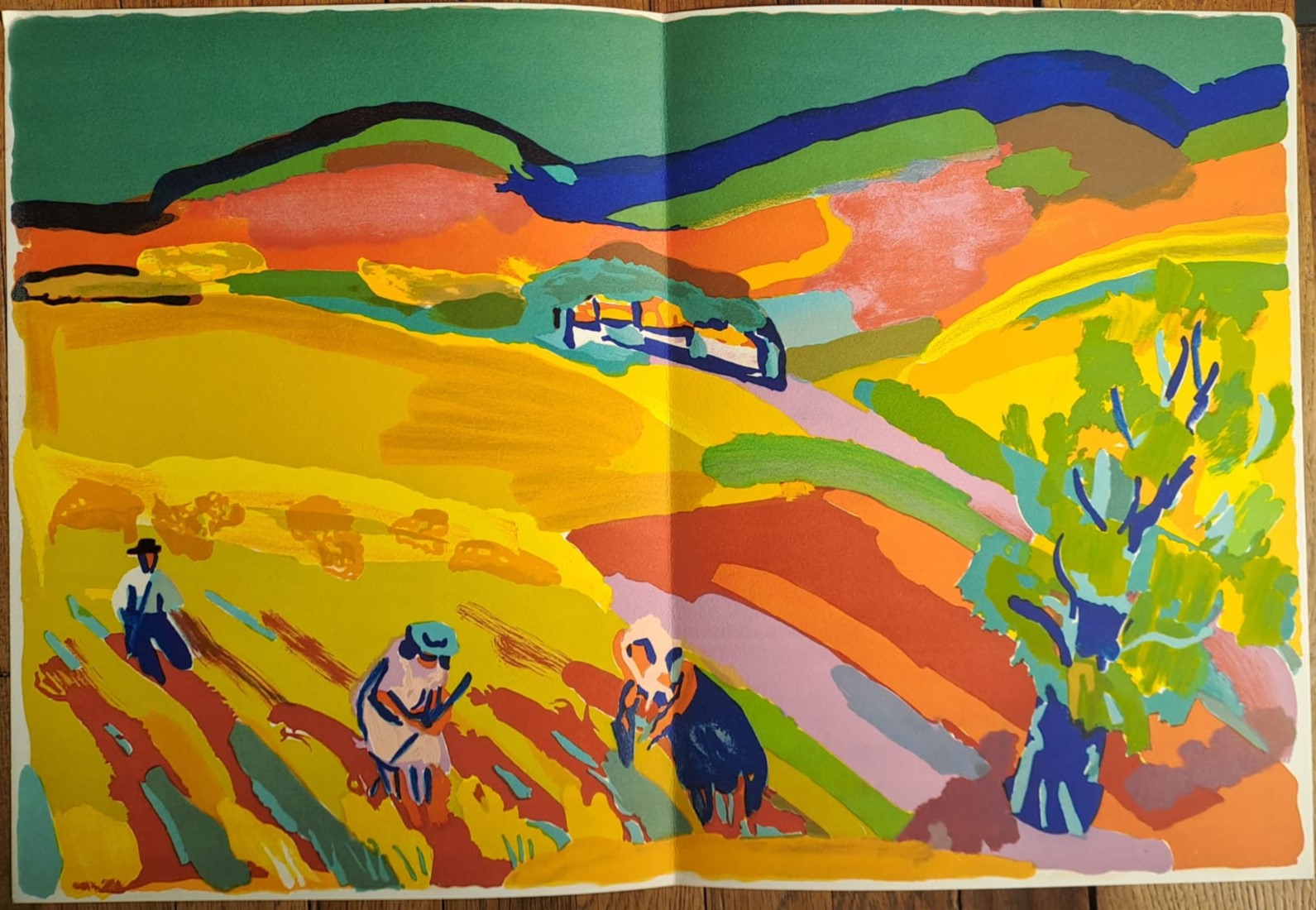 Pierre Ambrogiani, Travail des champs, vue d’ensemble